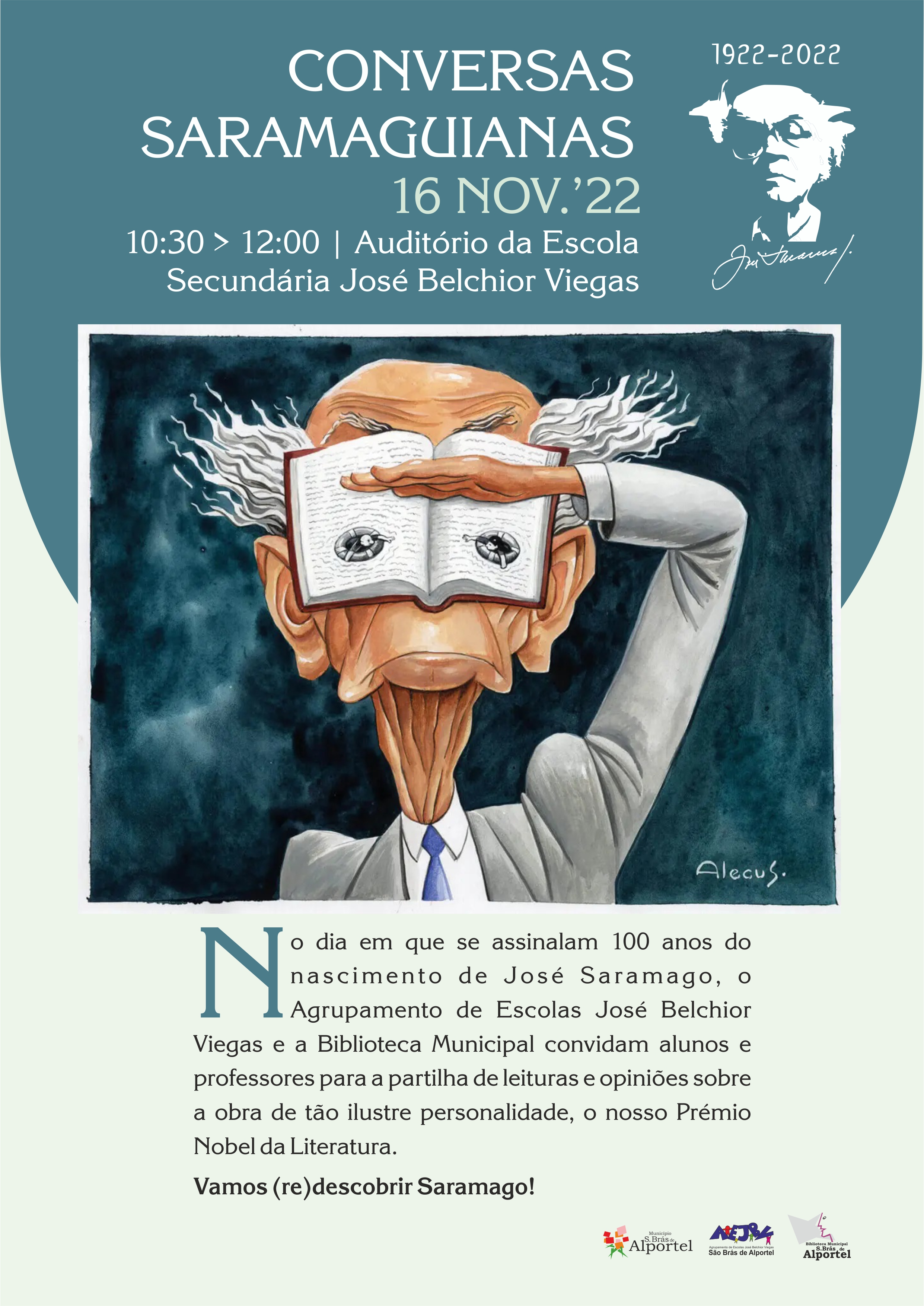 16 nov conversas saramaguianas cartaz