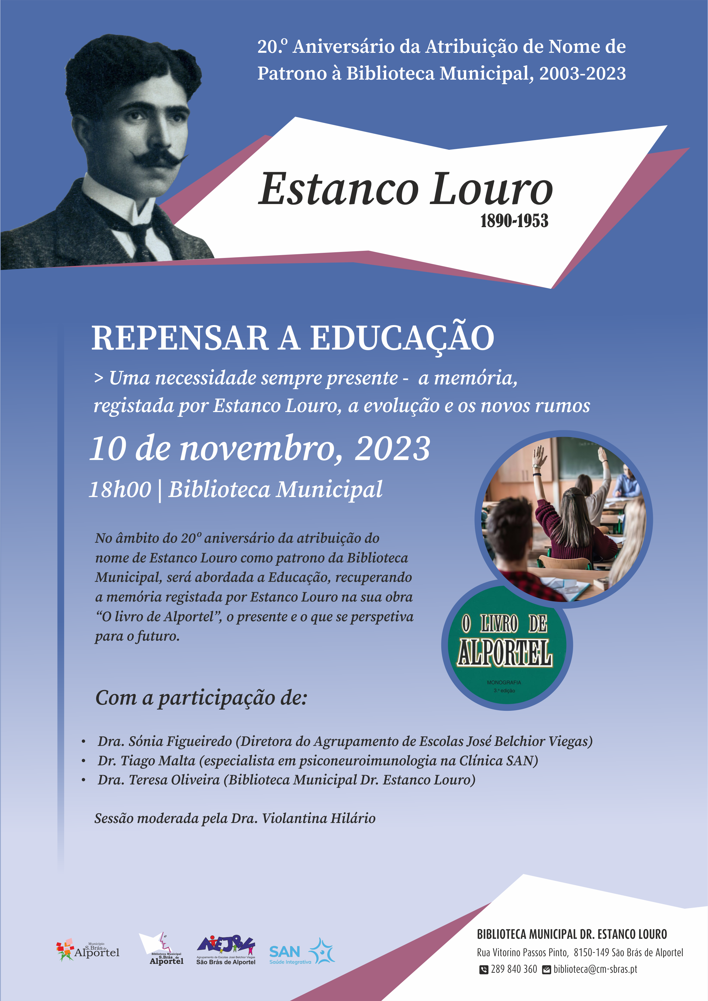 10 nov 20 aniversario cartaz repensar a educação