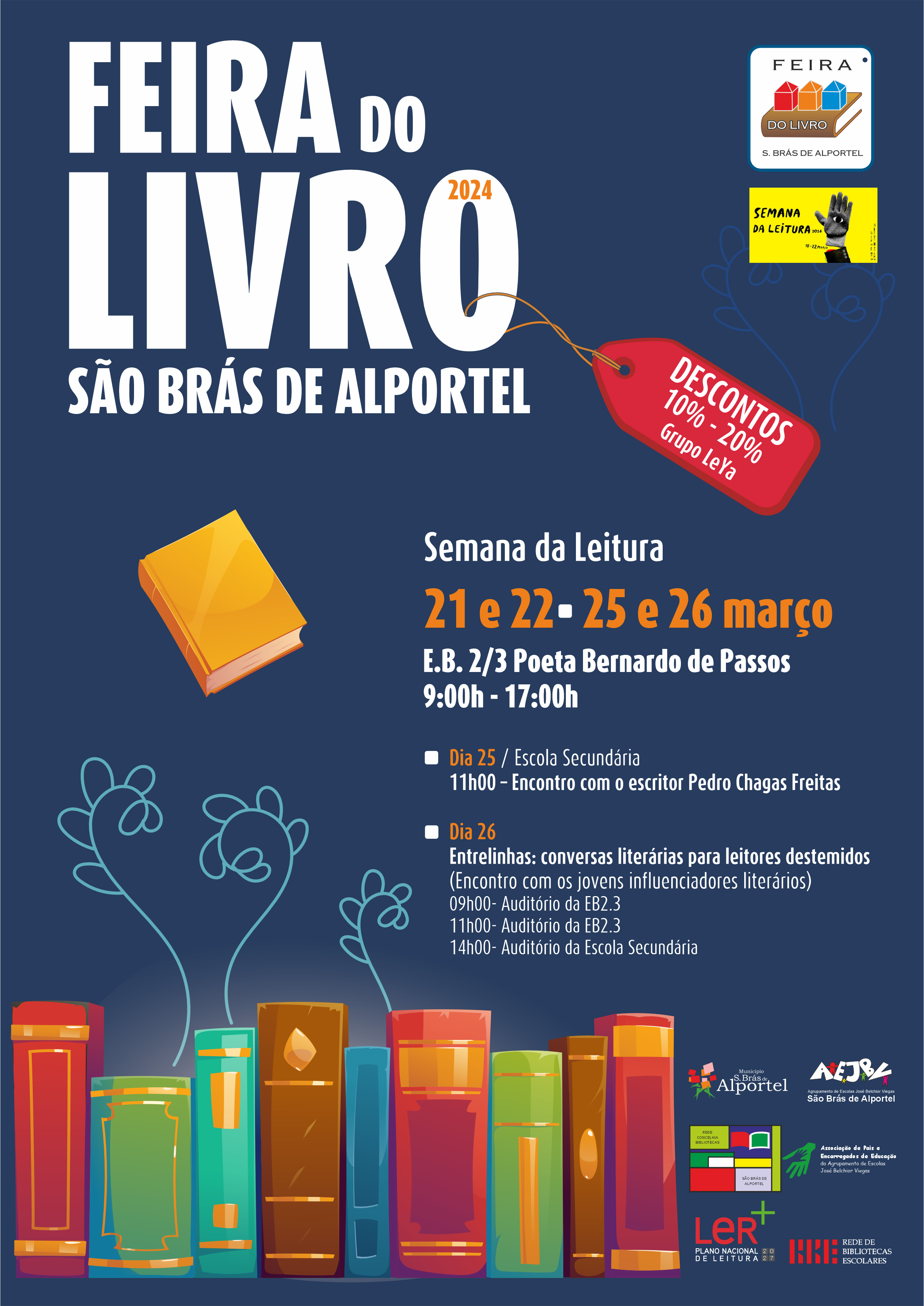 feirado livro Cartaz