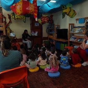 Tema das nossas bibliotecas - os oceanos e a vida marinha